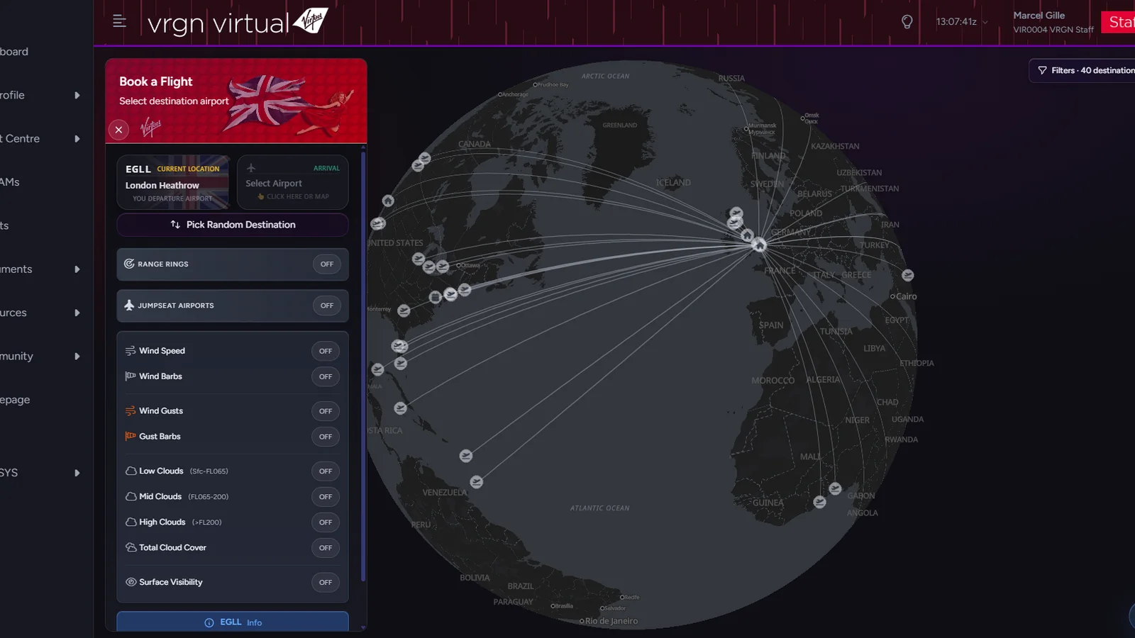 VRGN vAMSYS operations map