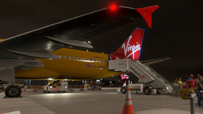 Historic Virgin-inspired aircraft operation